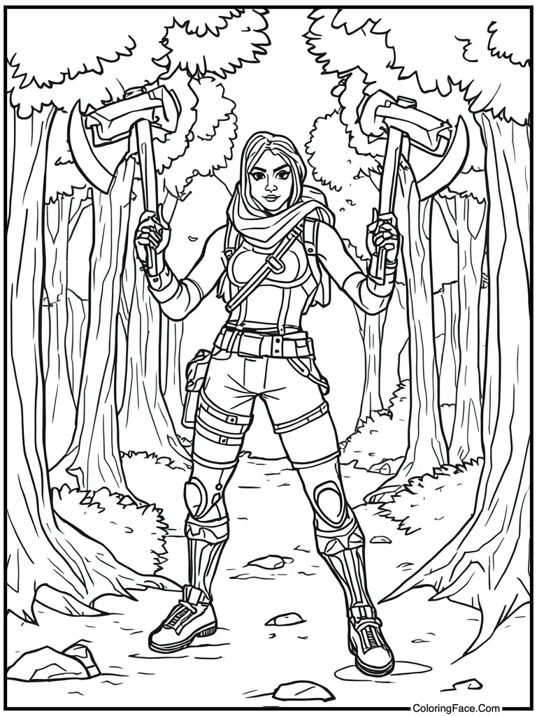 Rox dual axes posing