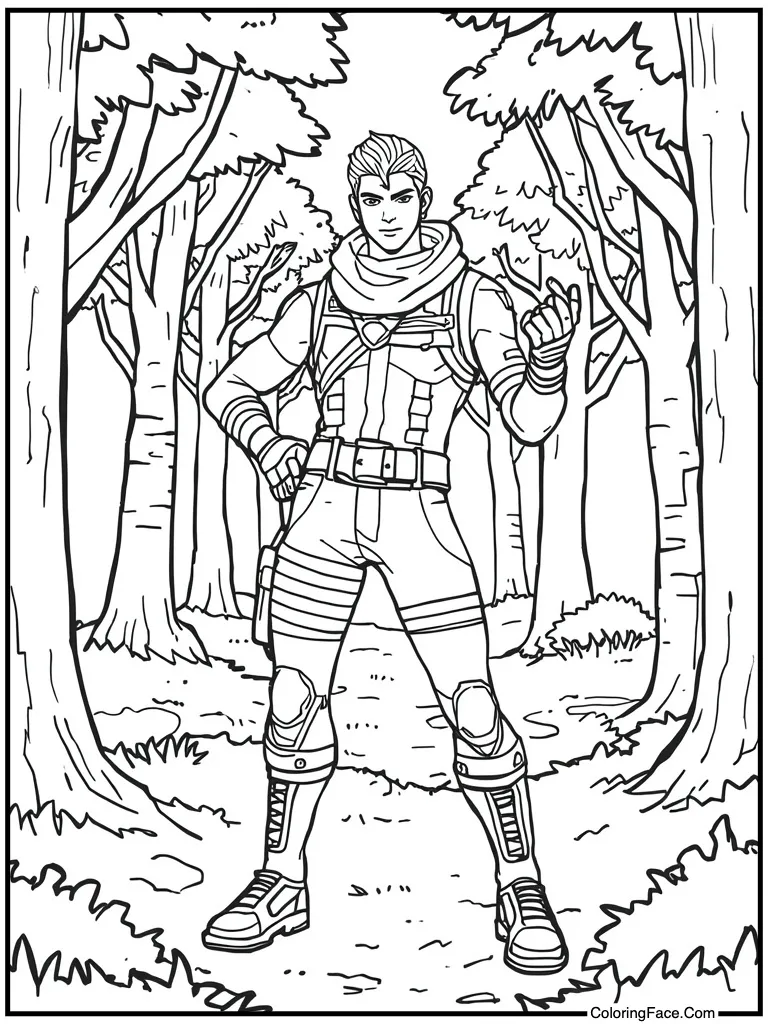 Default skin jonesy posing