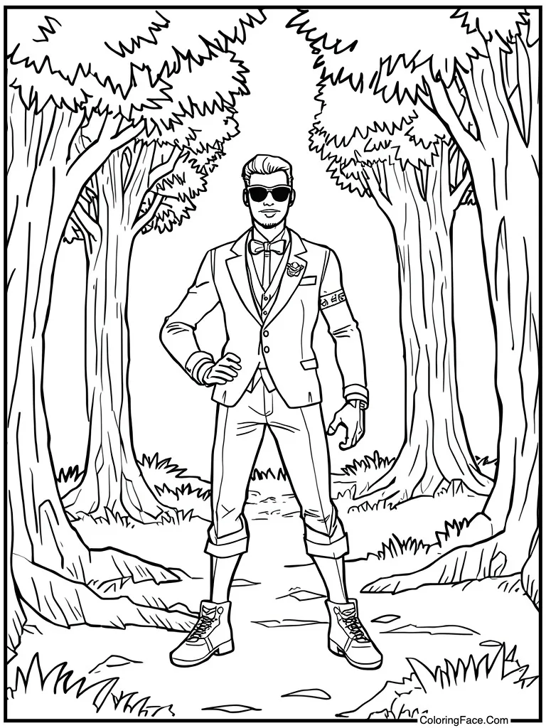 Agent peely in tuxedo