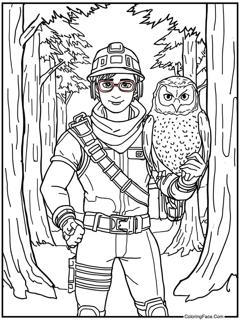 Jules engineer with owl