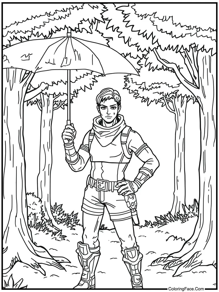 Umbrella victory royal sign