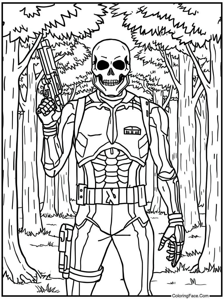 Skull trooper skeleton suit