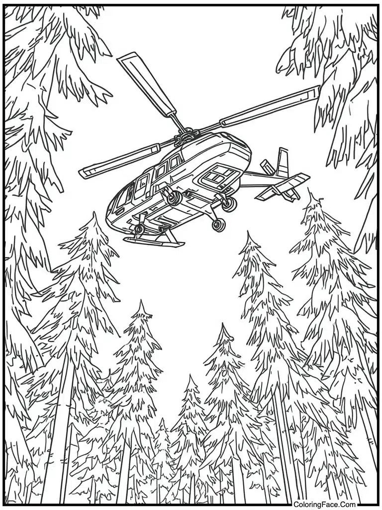 Choppa helicopter flying sky