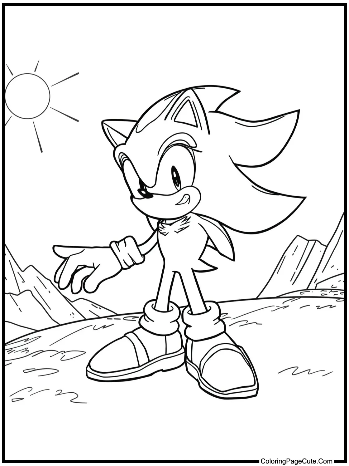 enjoying a sunny day