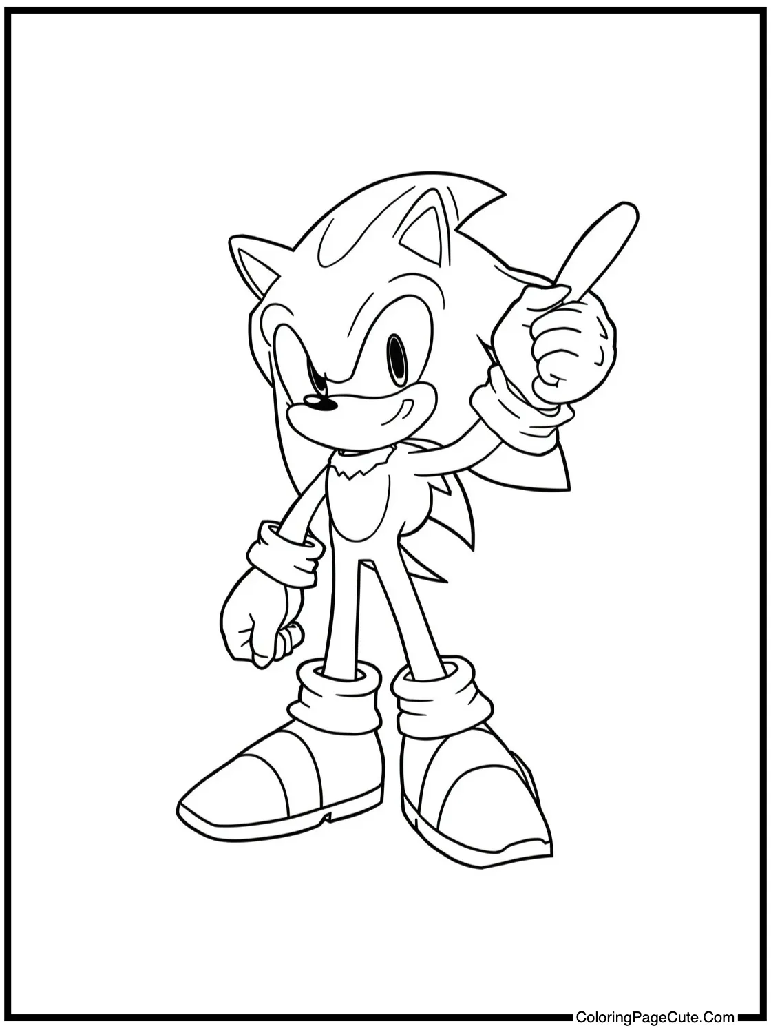 standing victoriously