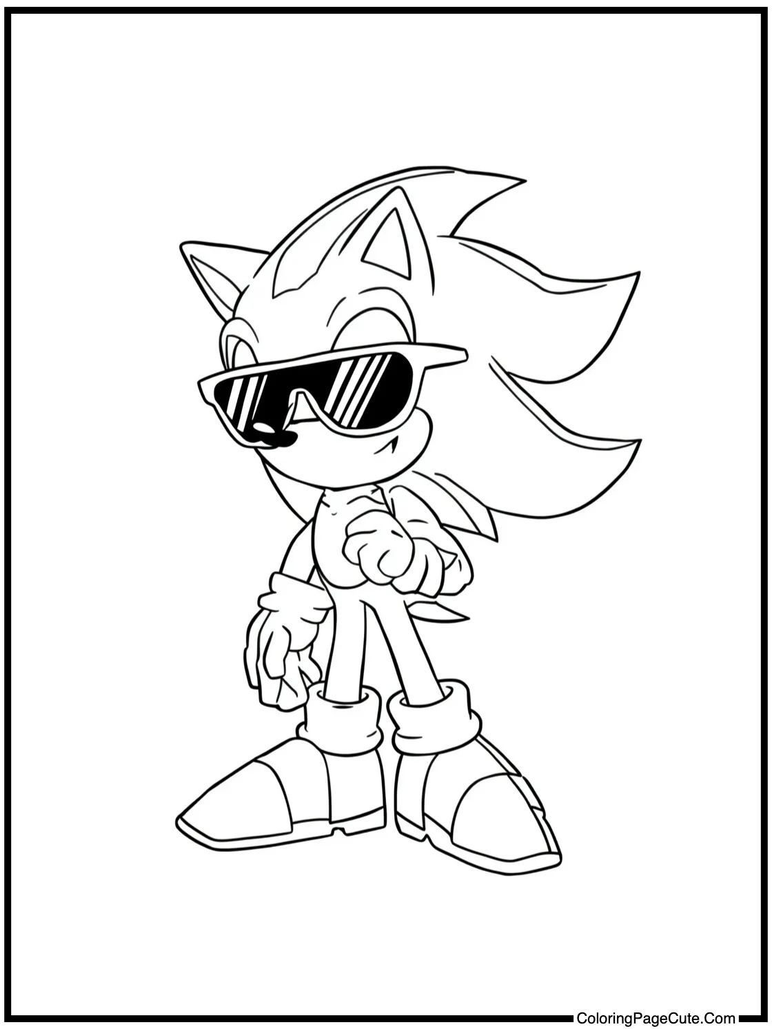 wearing cool sunglasses