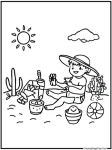 free printable coloring pages summer