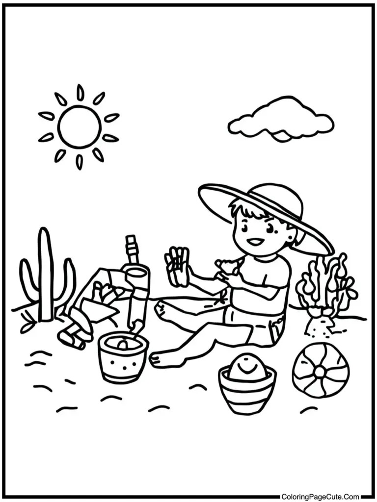 free printable coloring pages summer