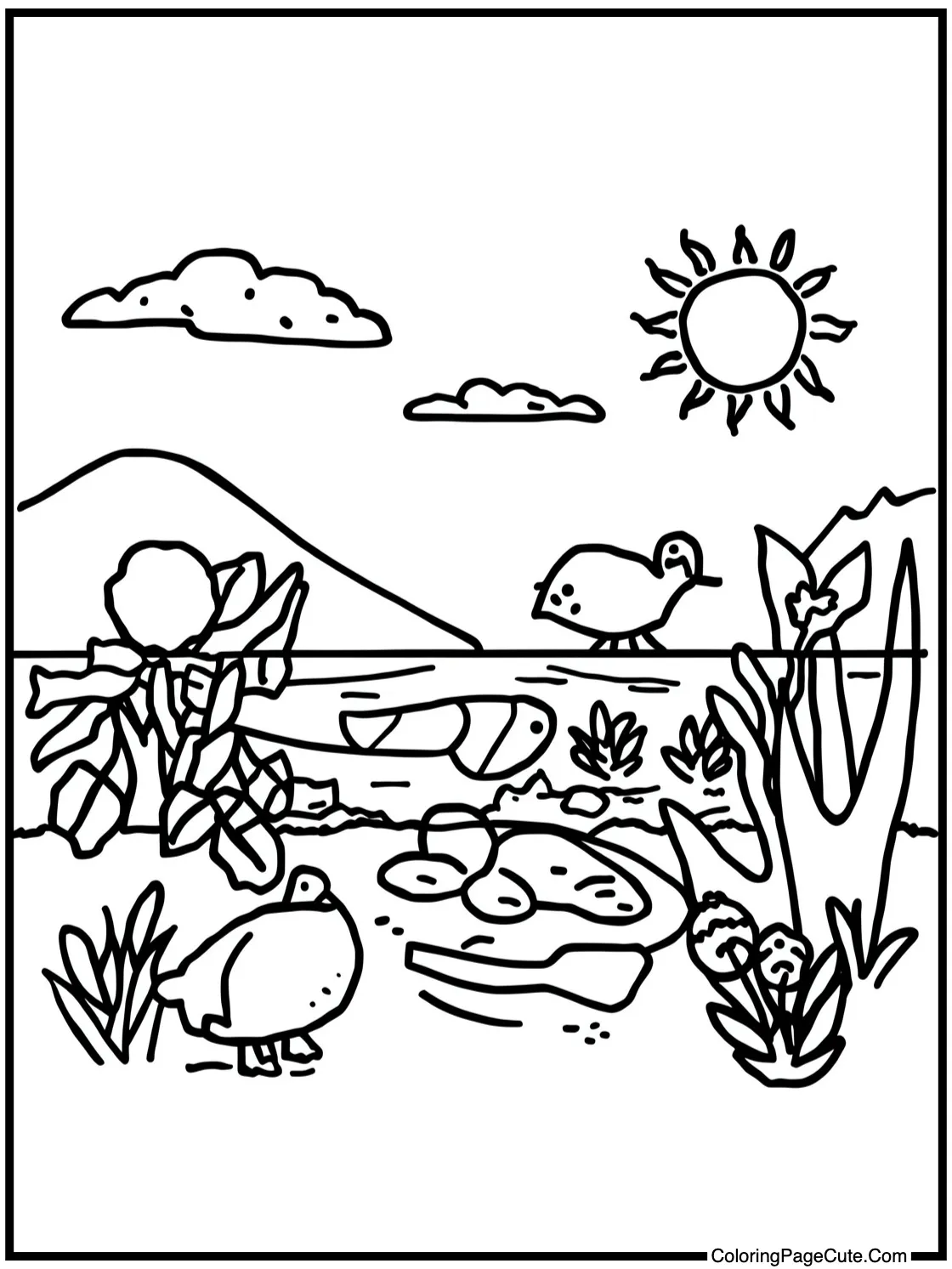 peaceful surroundings