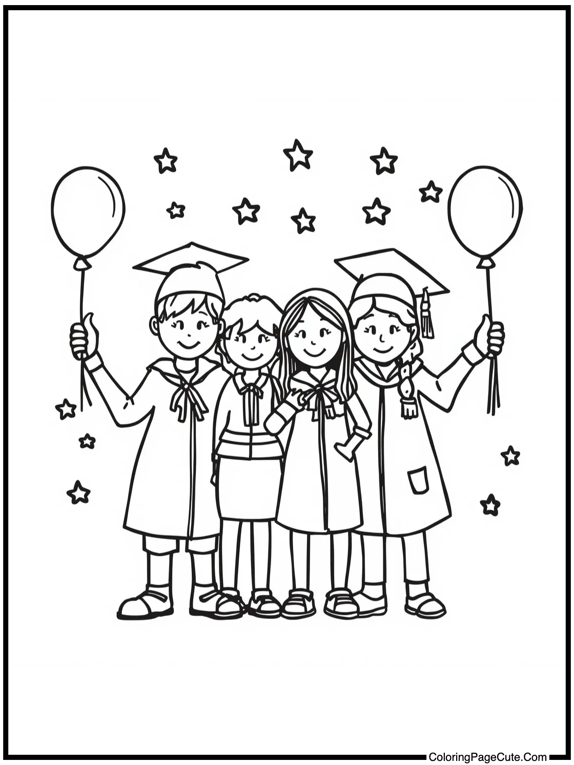 celebrating with friends.