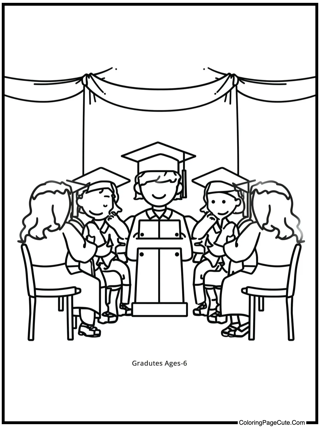 of a graduation ceremony.