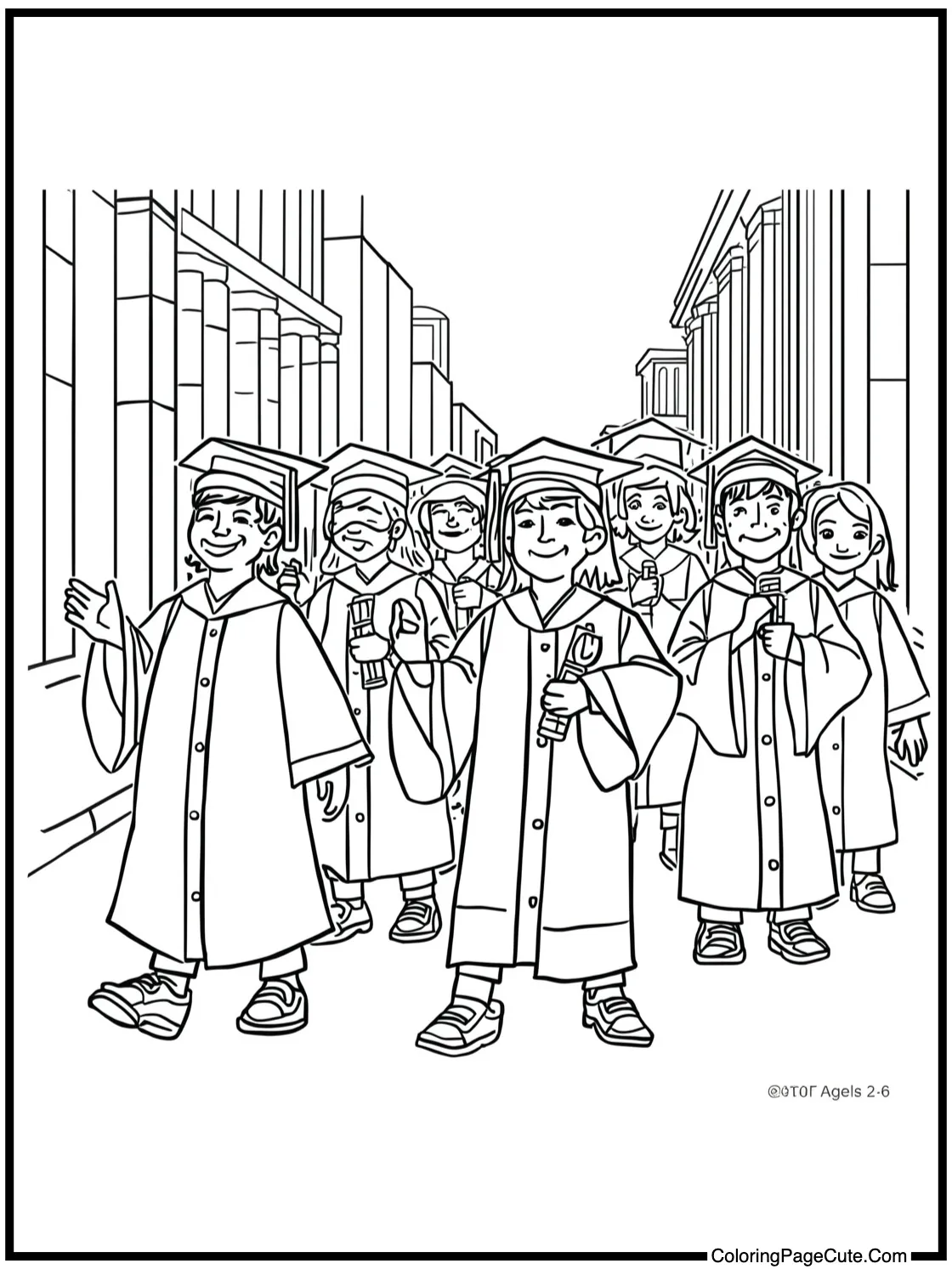 of a joyful procession.