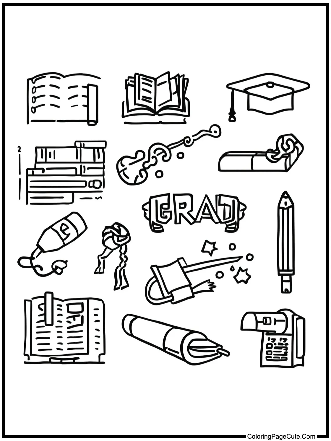 featuring academic symbols.