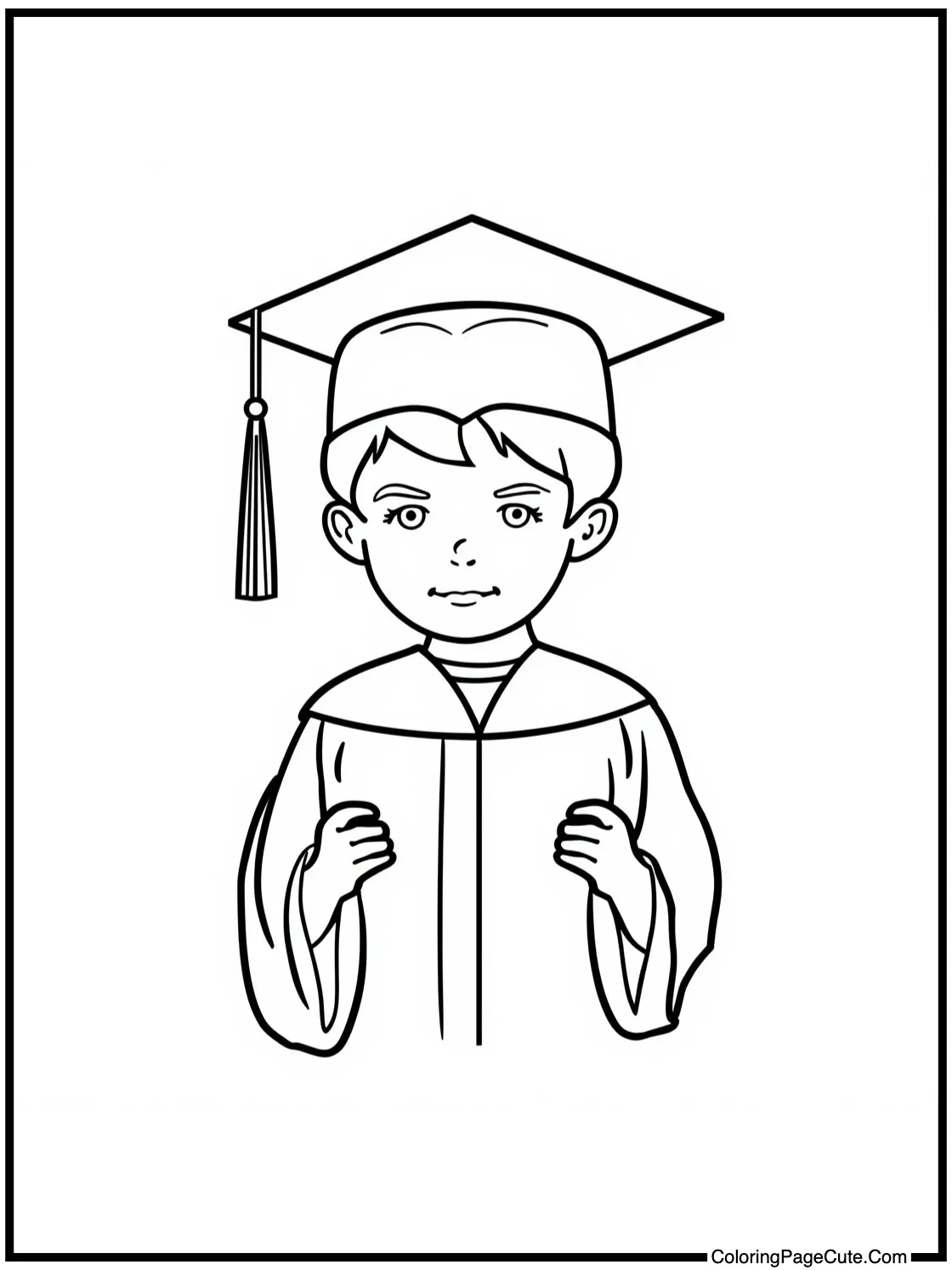 with a graduation speech.