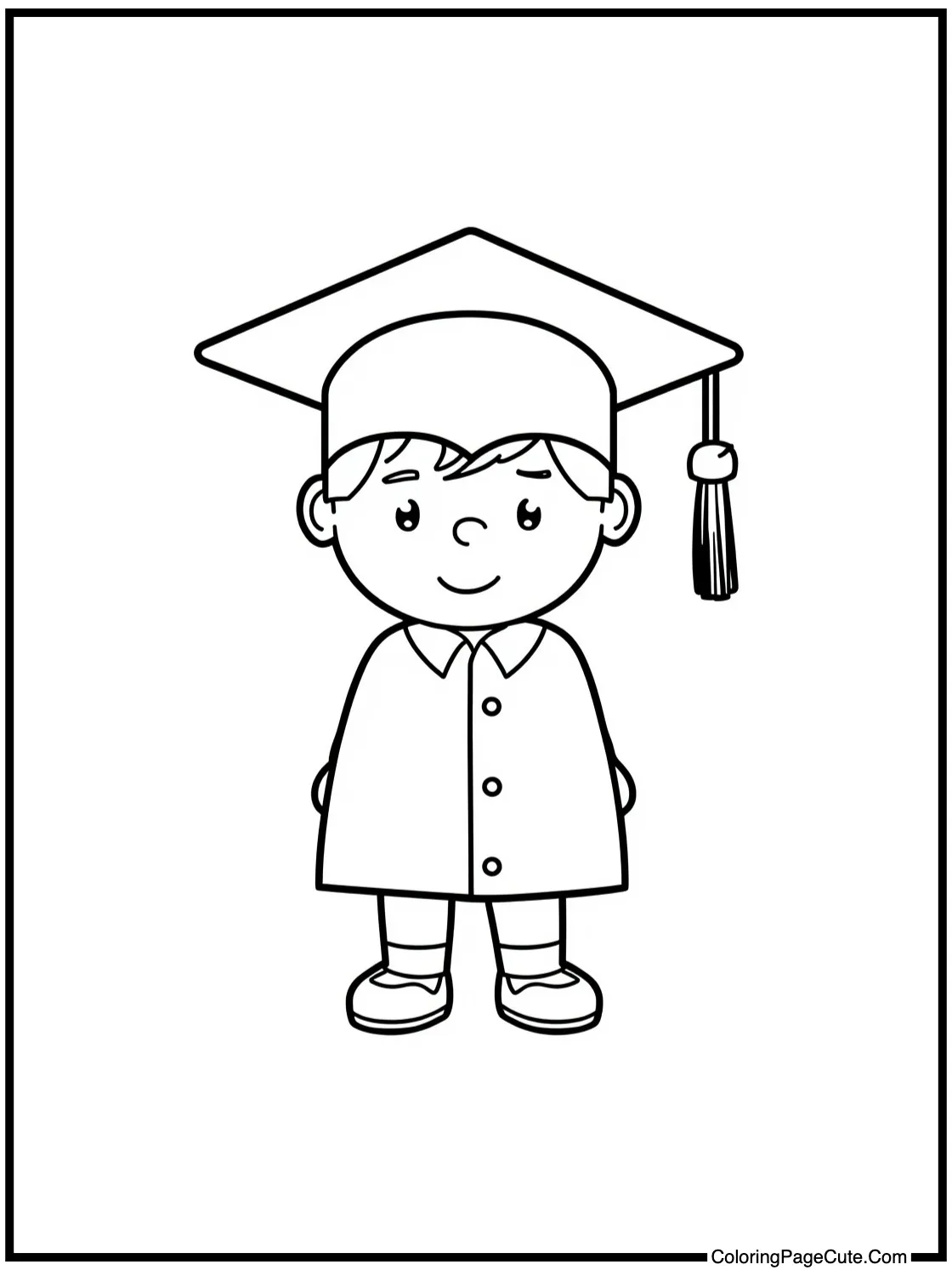 with a graduation album.