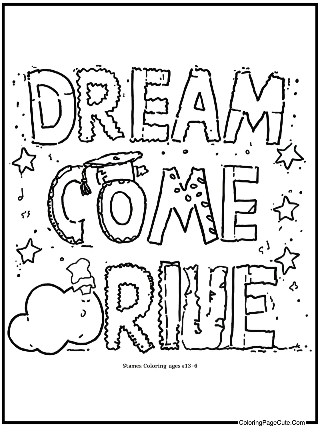 showing a dream come true.