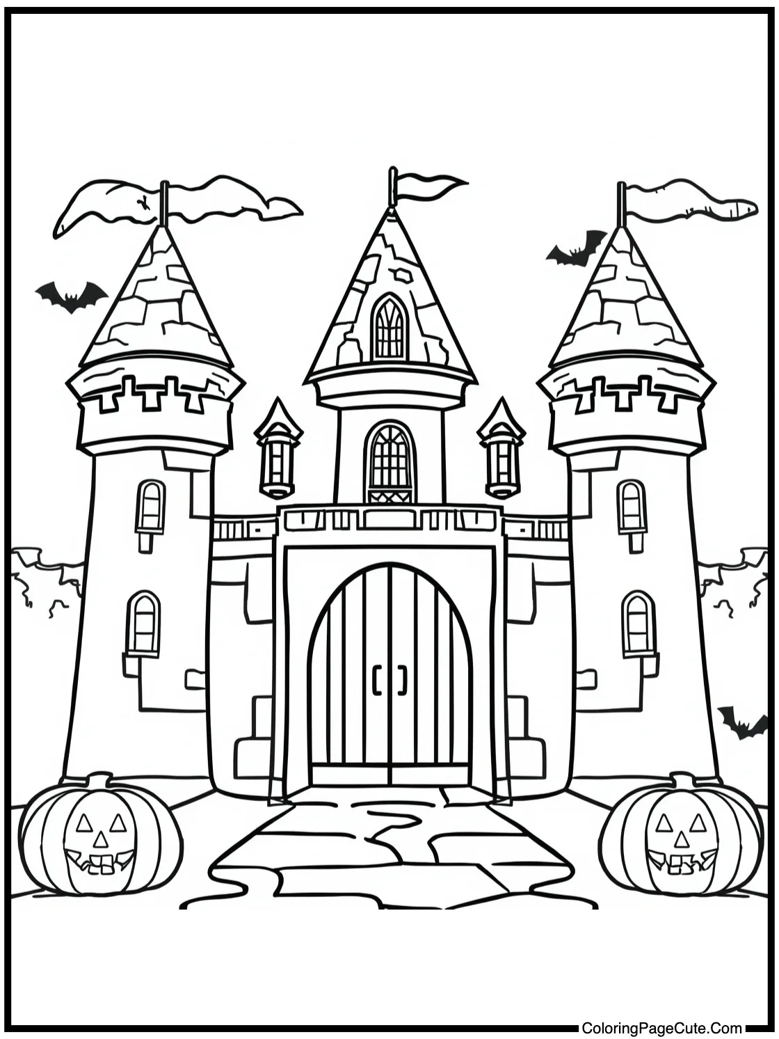 Vampire castle entrance