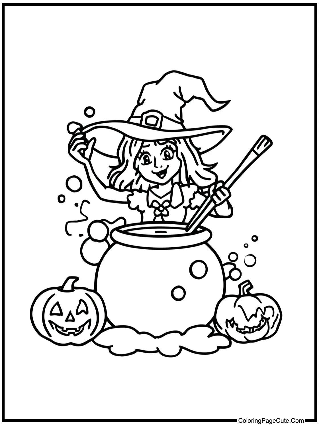 Witch's brew bubbling