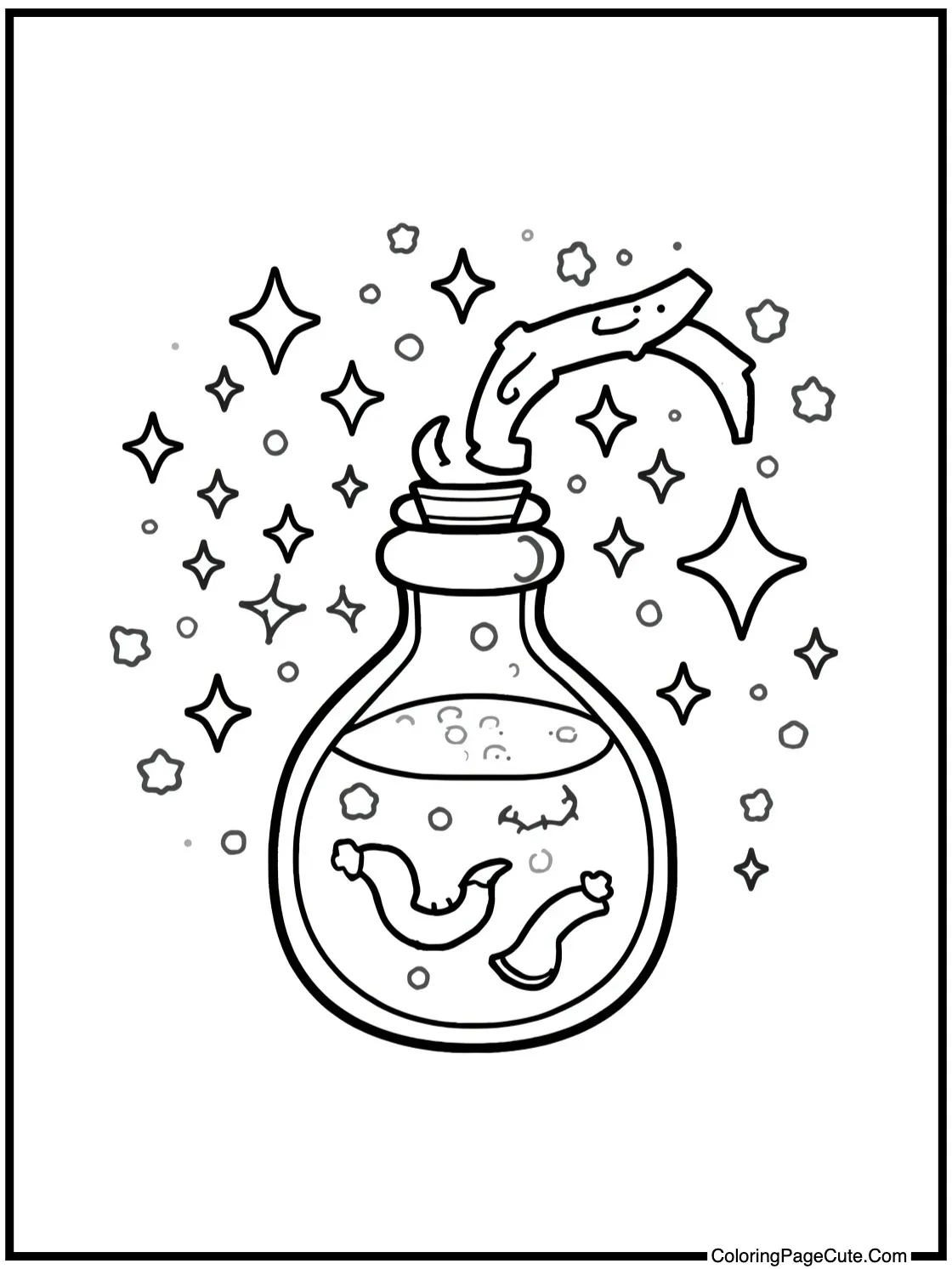 Broomstick cleaning house