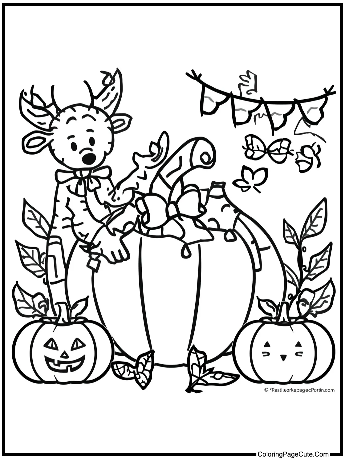 Festive pumpkin patch