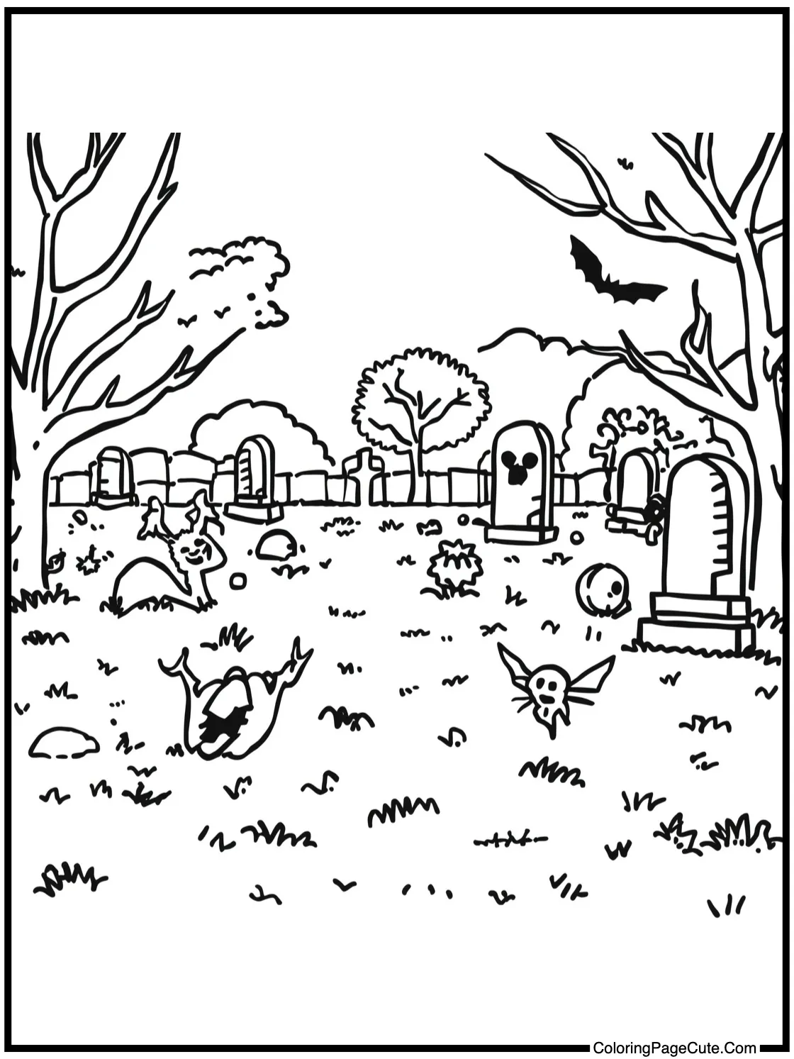 Werewolf enjoying picnic