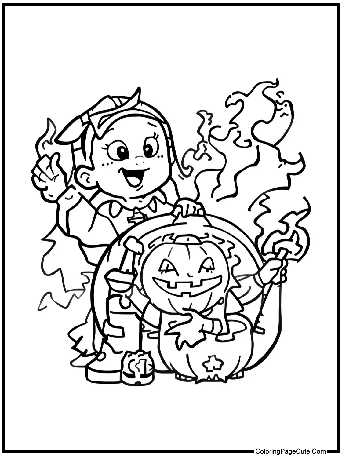 Ghostly singing choir