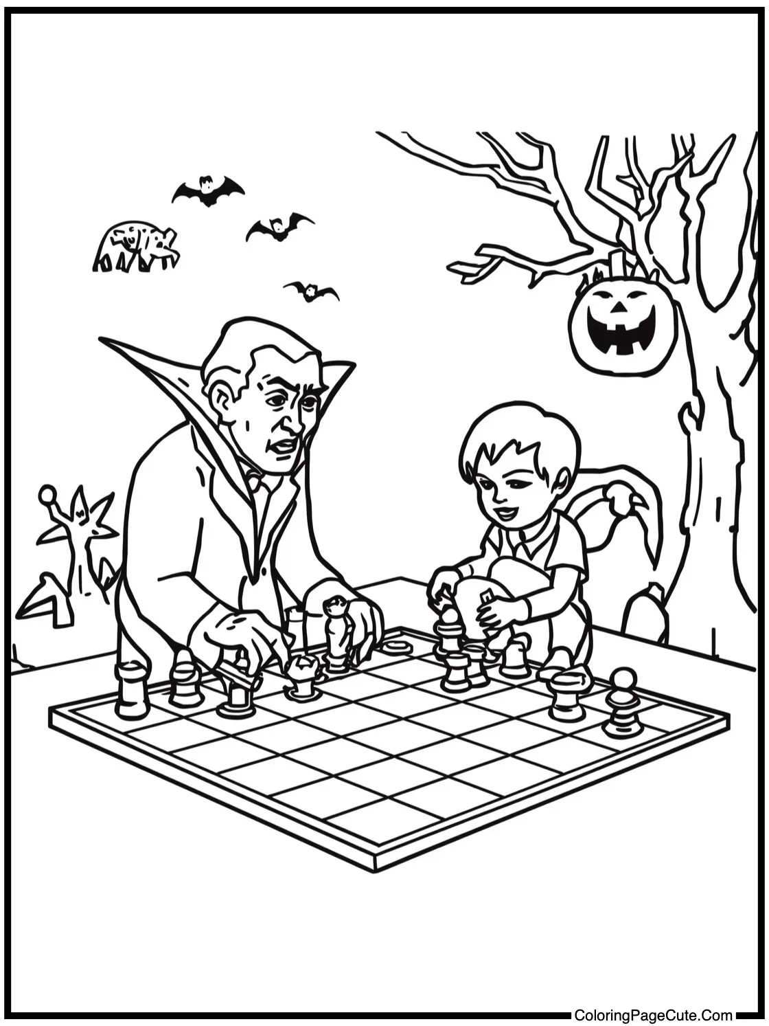 Frankenstein baking cake