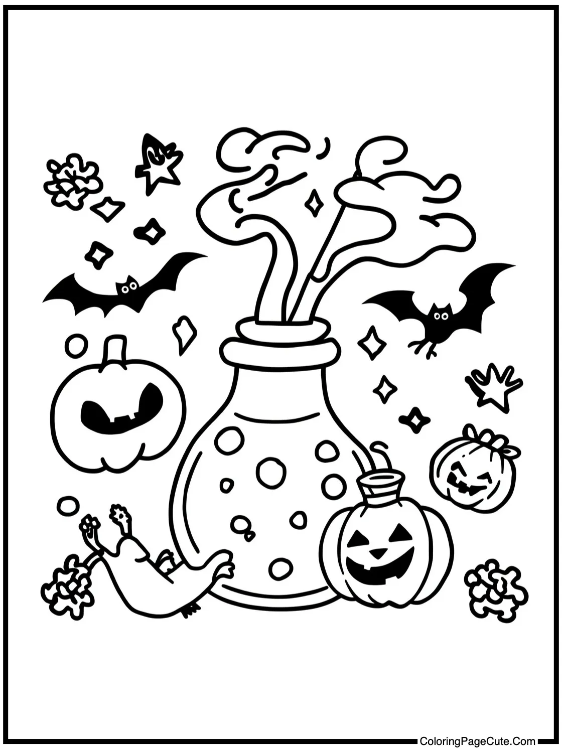 Skeleton doing acrobatics