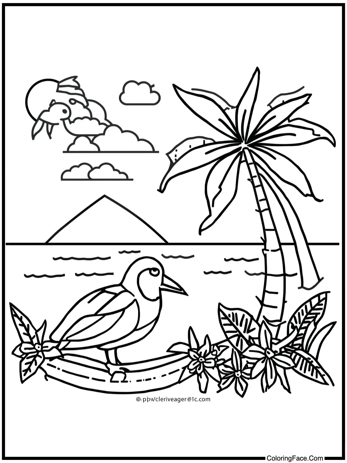 Peaceful island life