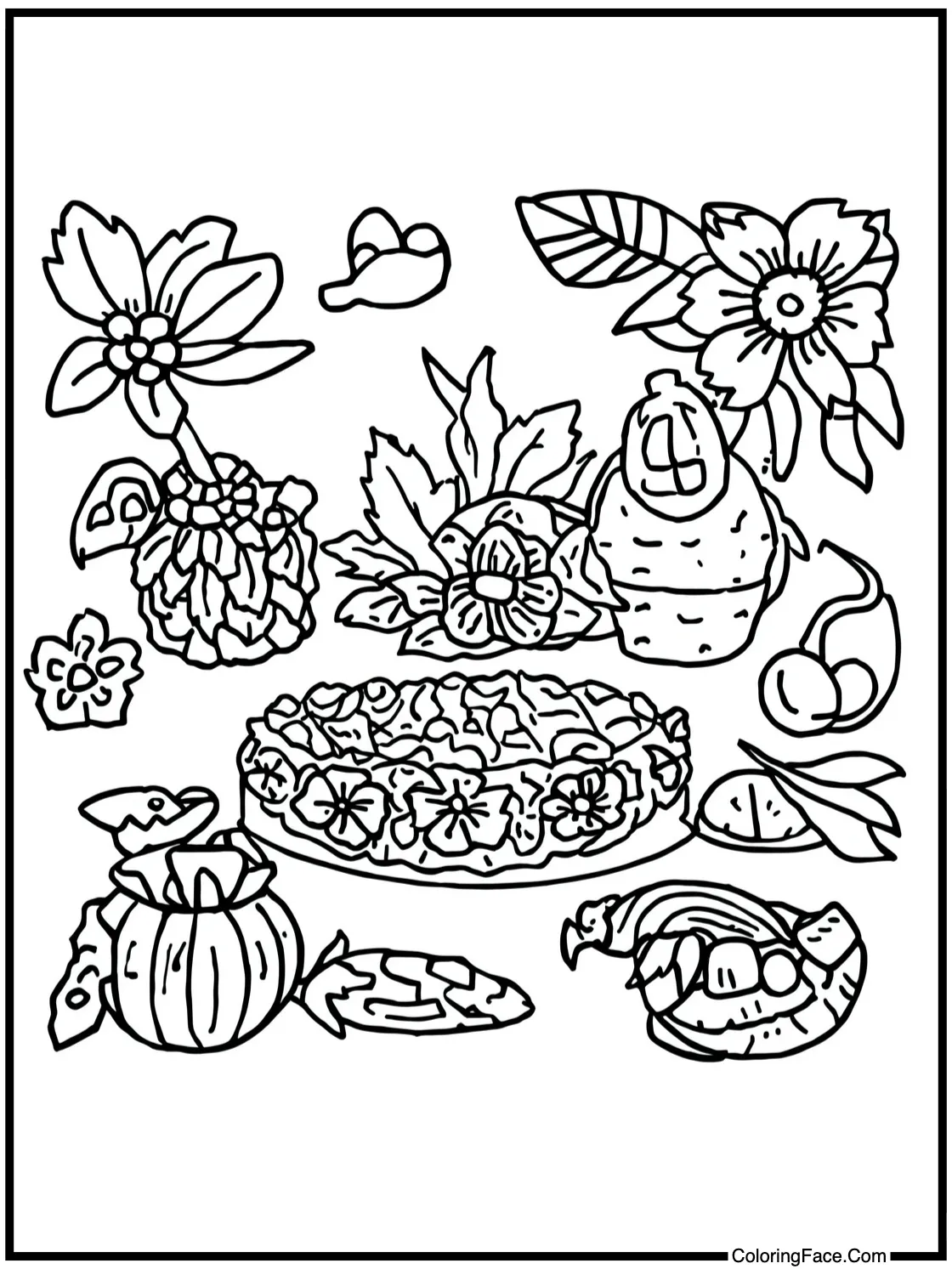 Traditional Hawaiian feast