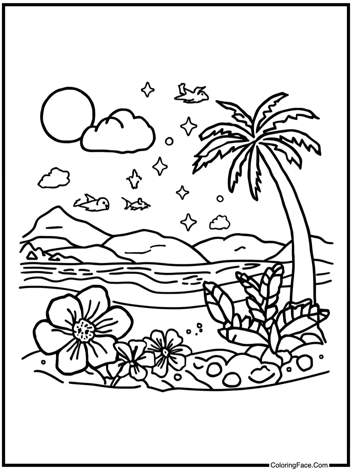 Golden sand sparkling