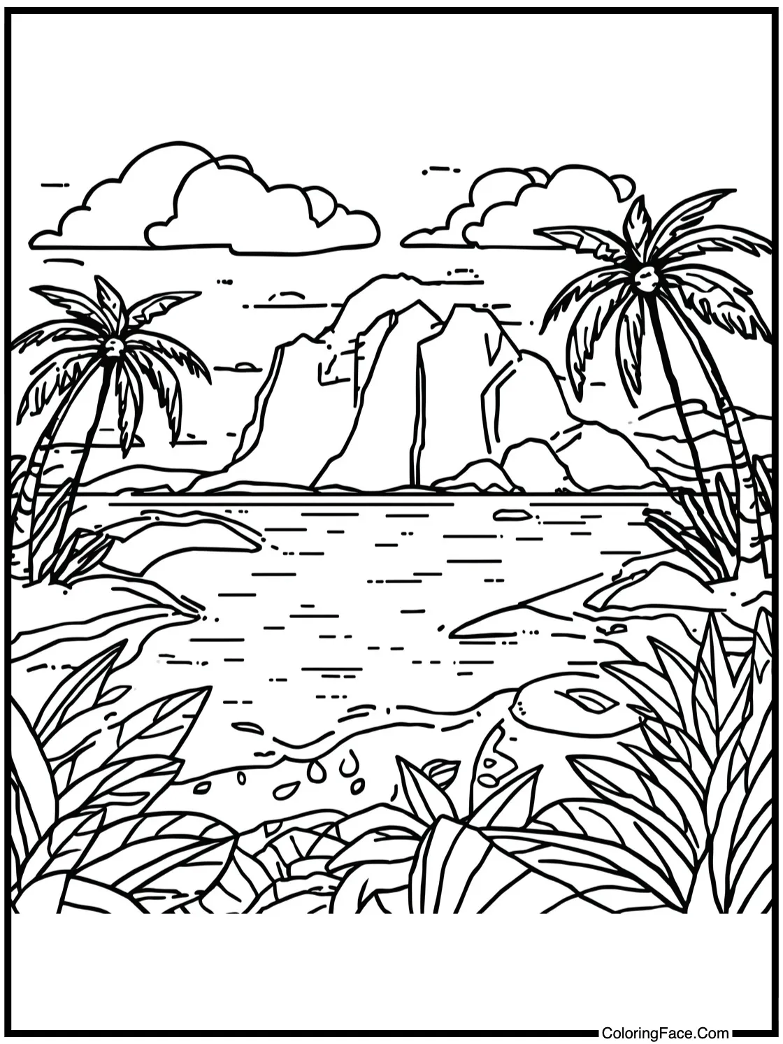 Tourists exploring beauty