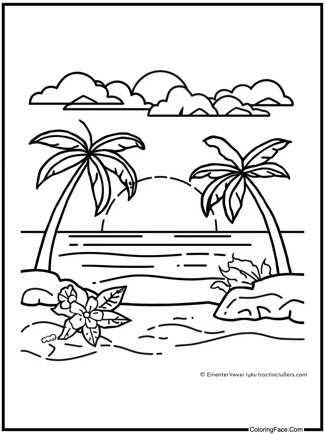 Sun setting beautifully