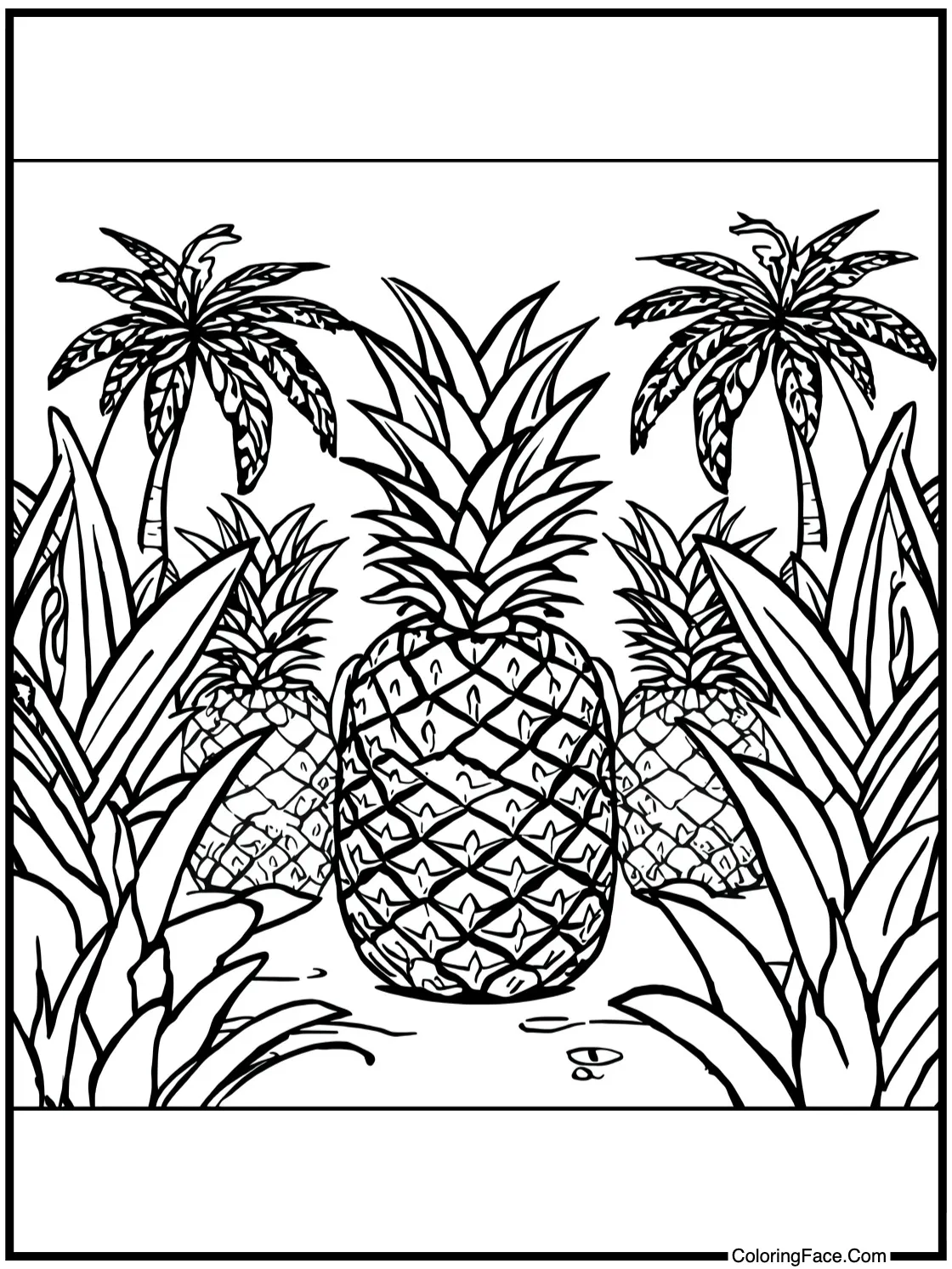 Sweet pineapple fields