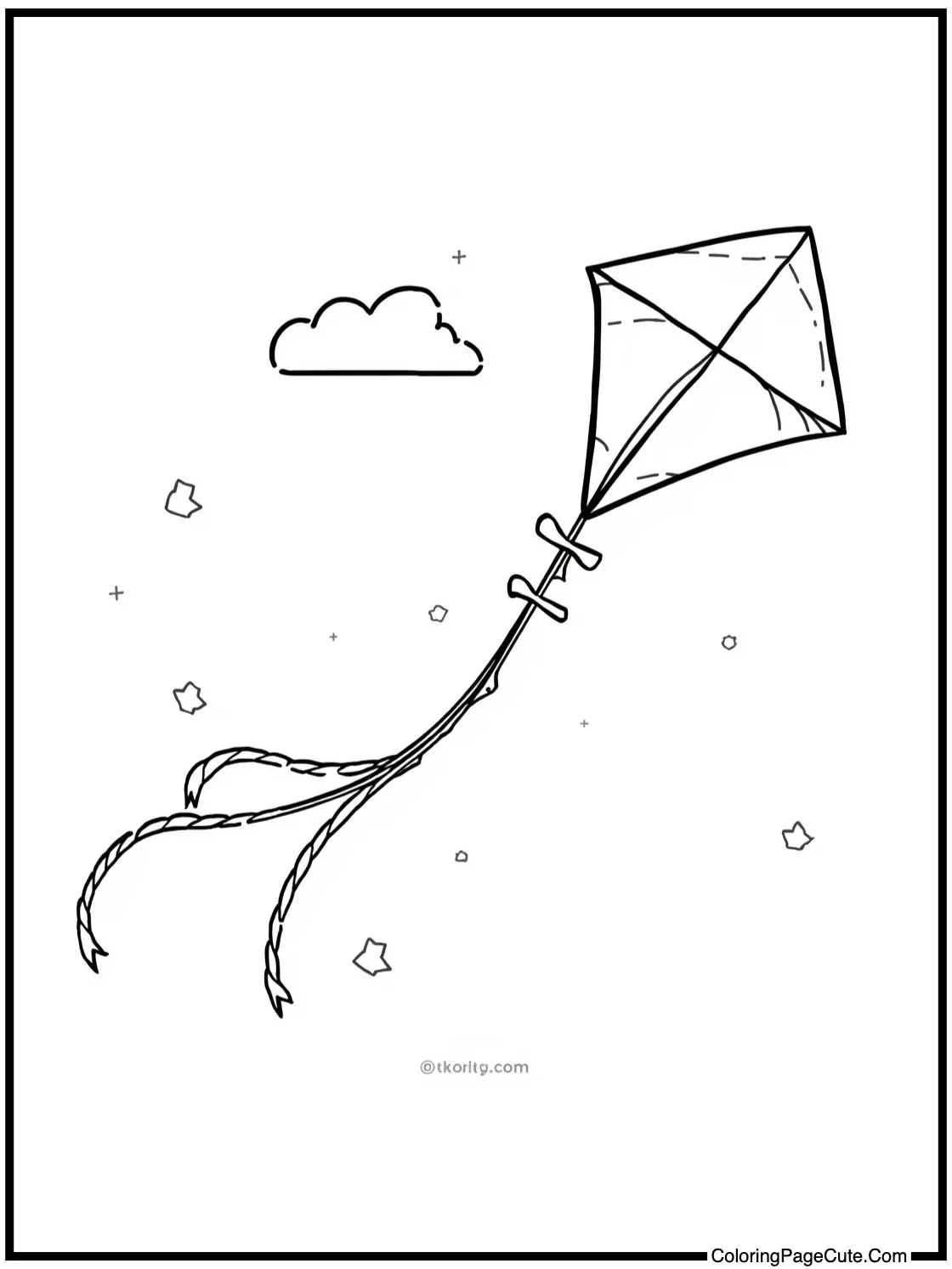 flying a kite