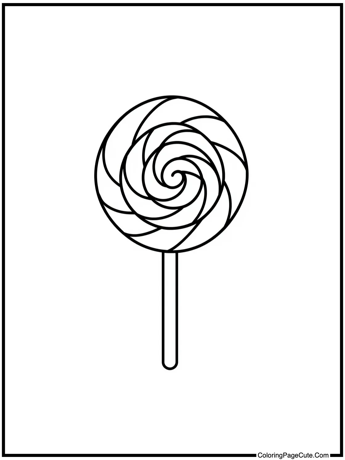 with a yummy lollipop