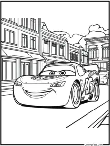 lightning mcqueen coloring pages