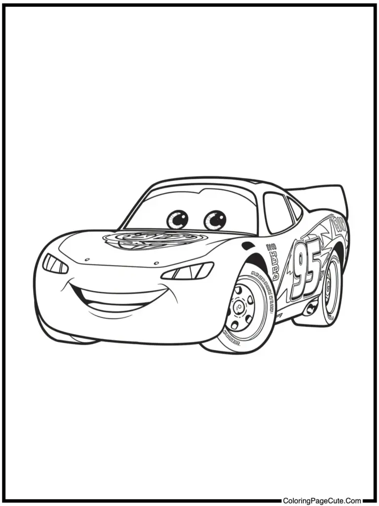 lightning mcqueen coloring pages