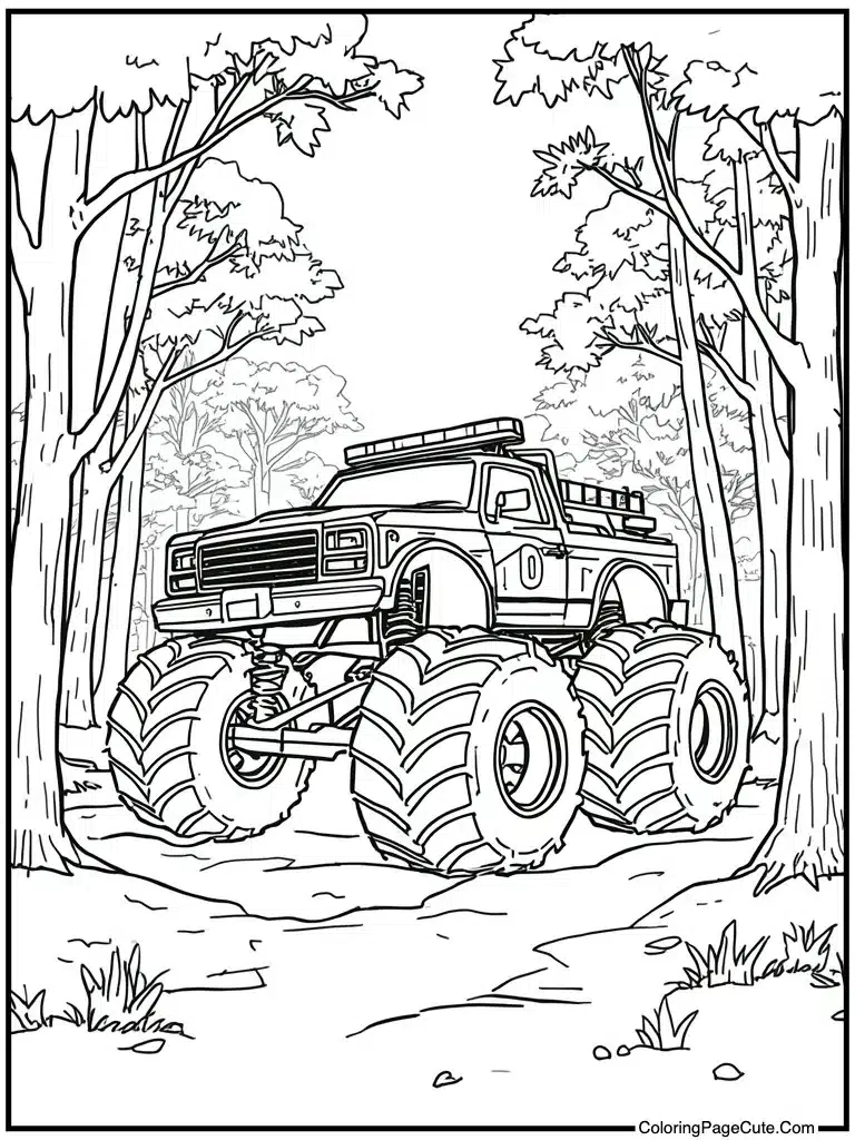 Fire engine red machine