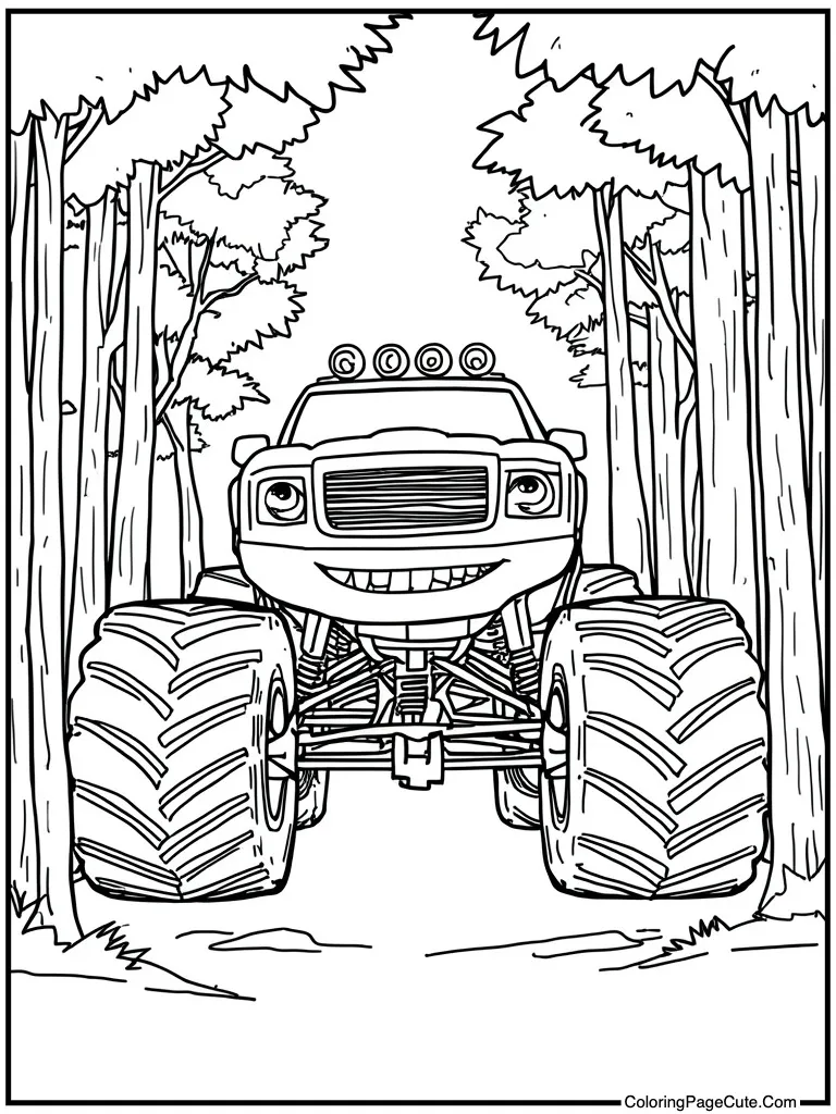 Grill with angry teeth