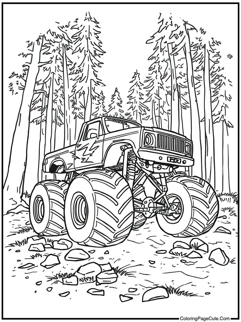 Lightning bolts paint job