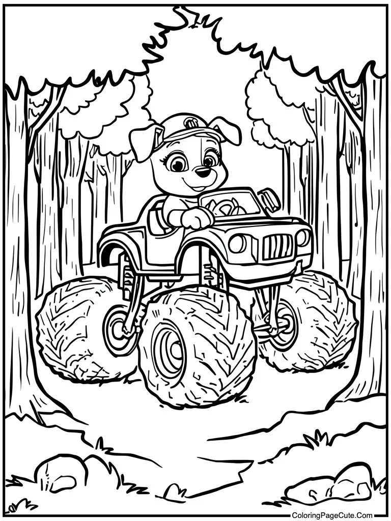 Dog puppy driving wheel