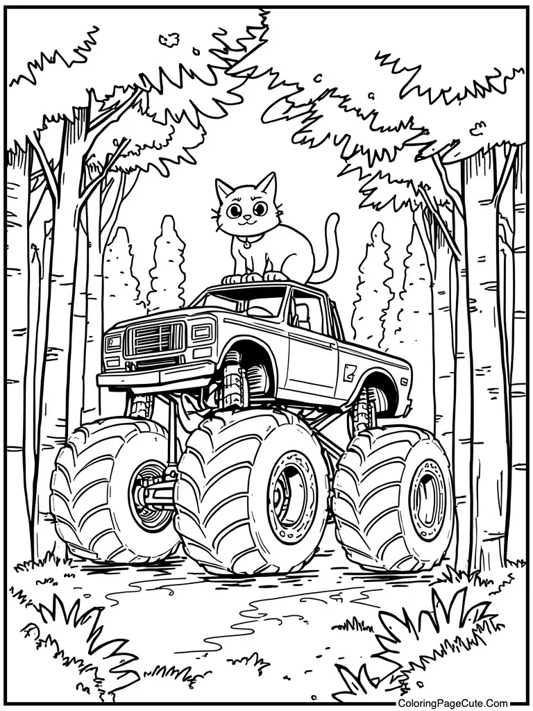 Cat kitten riding roof