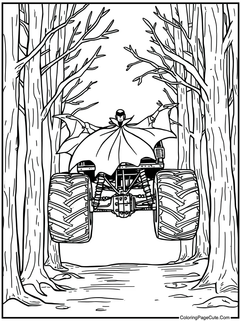 Vampire cape flying back