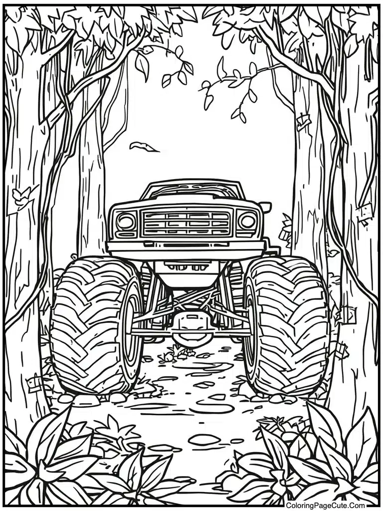 Jungle vines hanging down