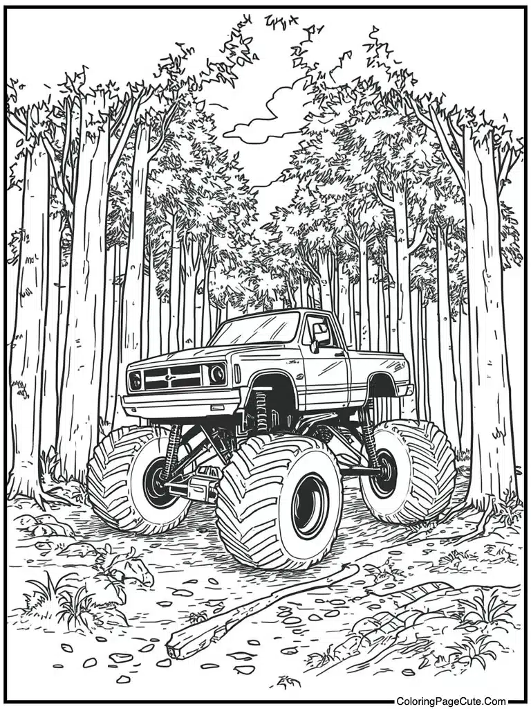 Forest woods trees trail