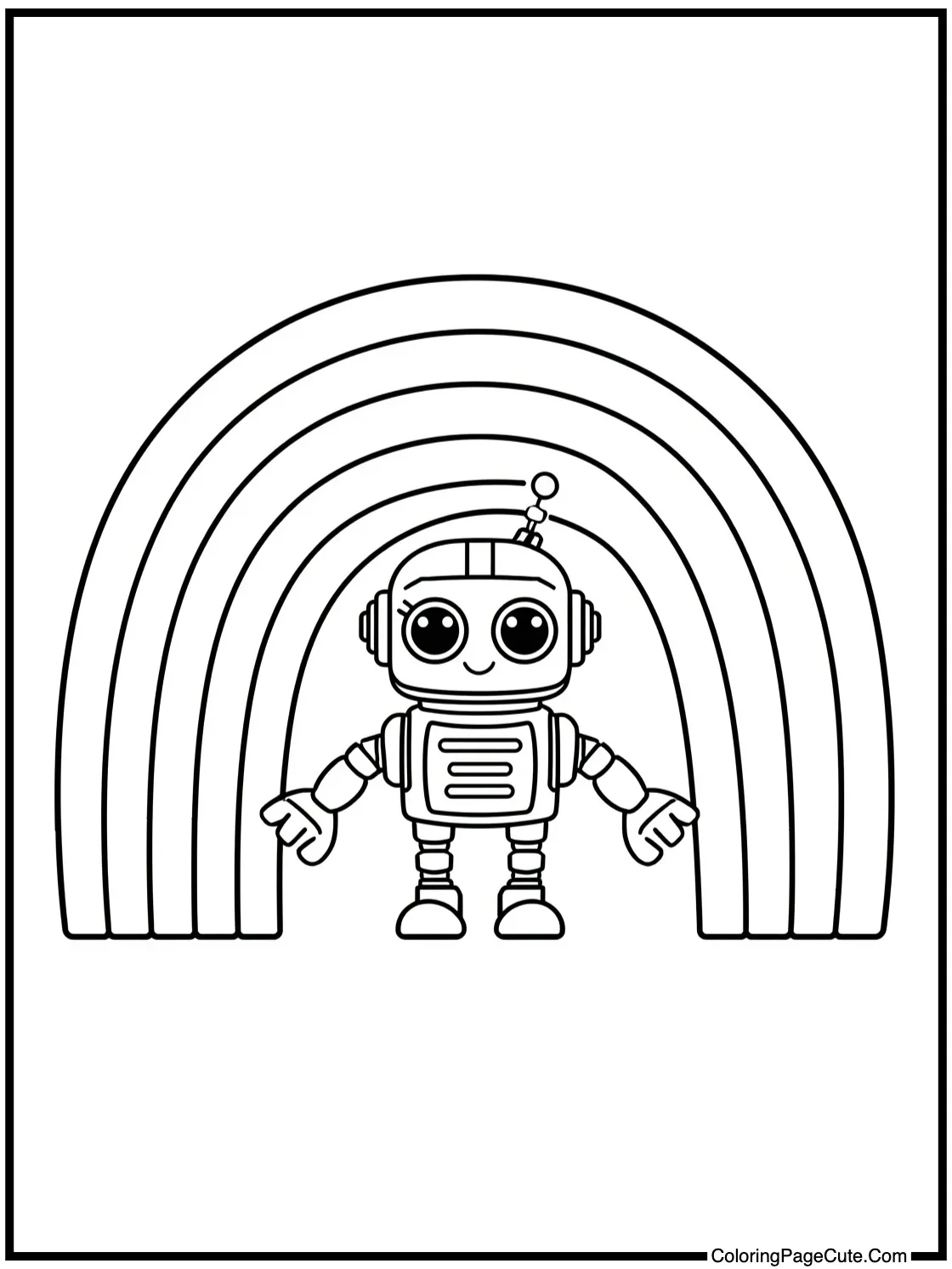 featuring a friendly robot