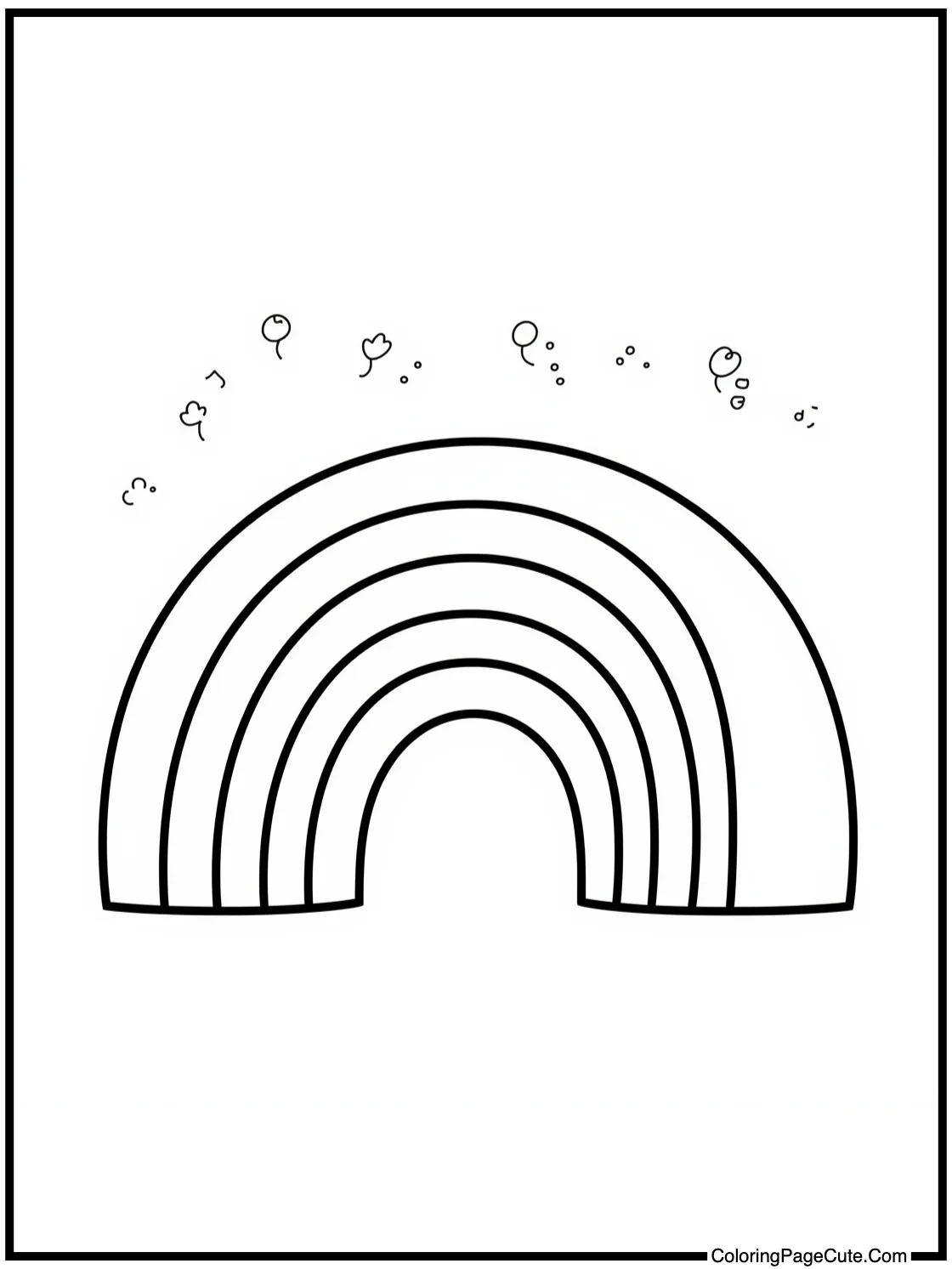 with bright balloons