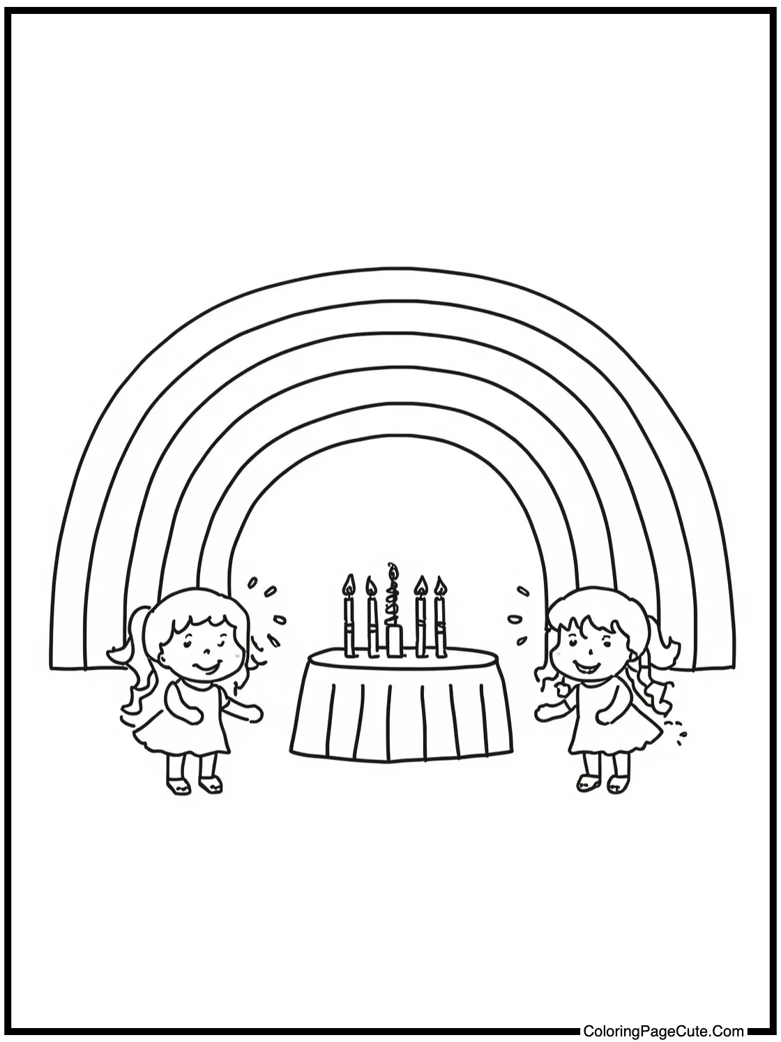 illustrating a fun party