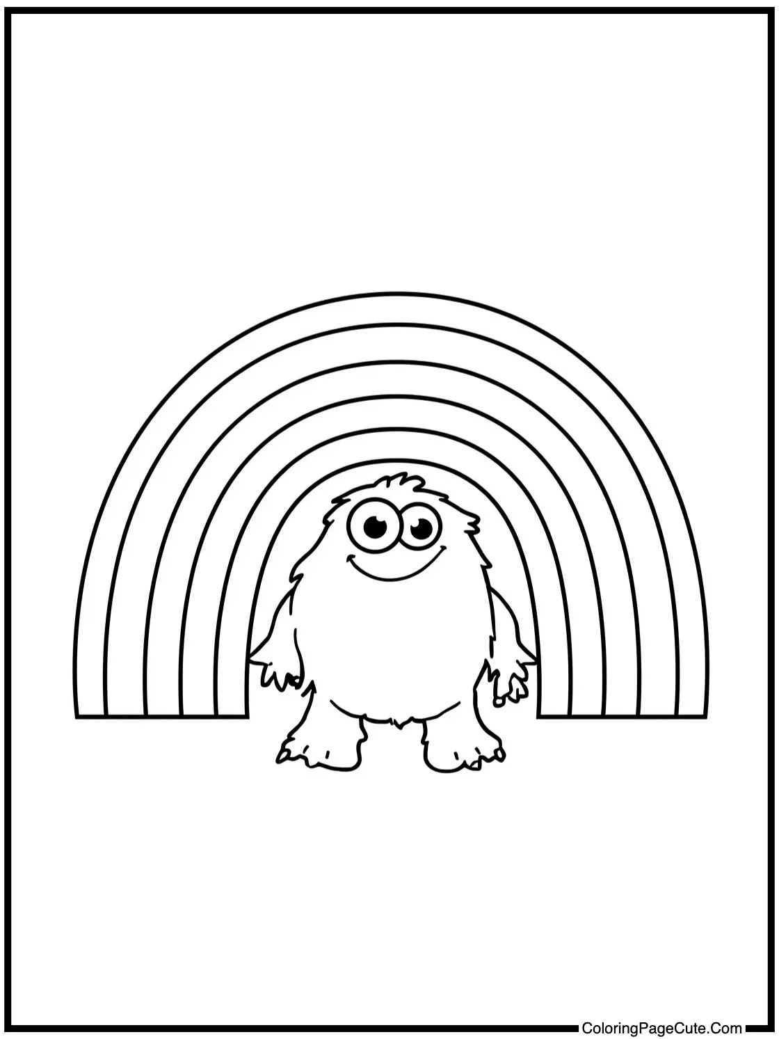 showing a friendly monster